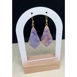 Polymer clay earrings, clay earrings, resin earrings, clay jewelry,